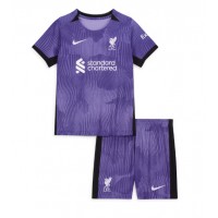 Liverpool 3rd trikot Kinder 2023-24 Kurzarm (+ Kurze Hosen)